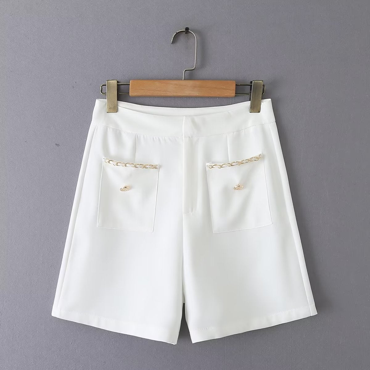 Sweet Suit Cardigan Short Top High Waist Slimming Wide Leg Pants Women Suit