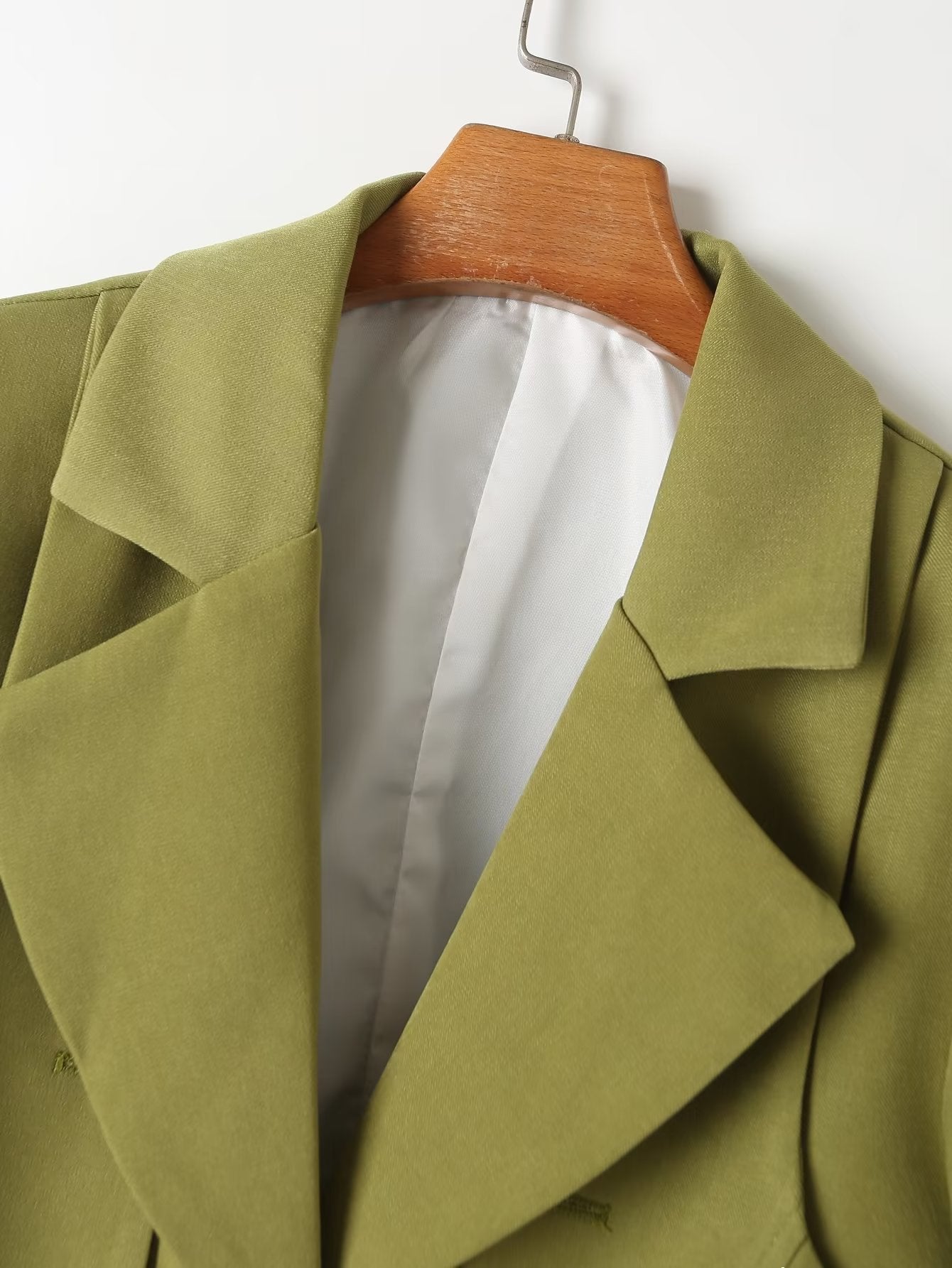 Spring Autumn Short Green Blazer Goddess High Grade Casual Spring Small