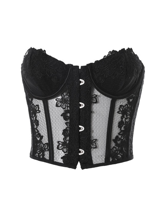 Corset Underwear EmbroideredLace Band Chest Pad Outer Wear Sexy Boning Corset Corset '
