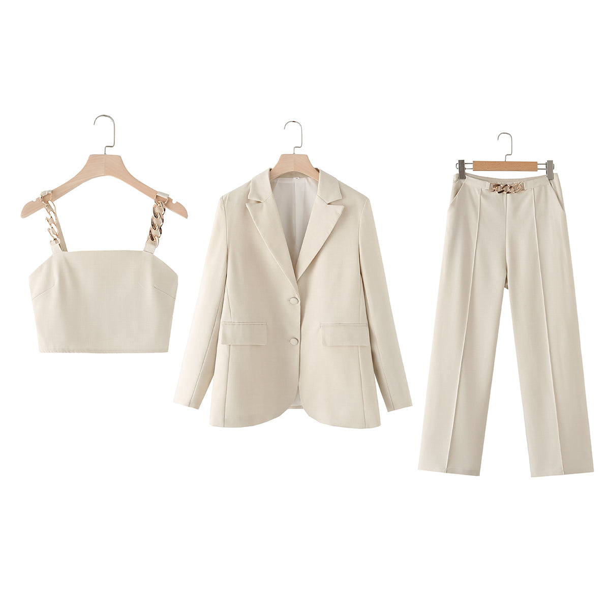 Apricot Three-Piece Set