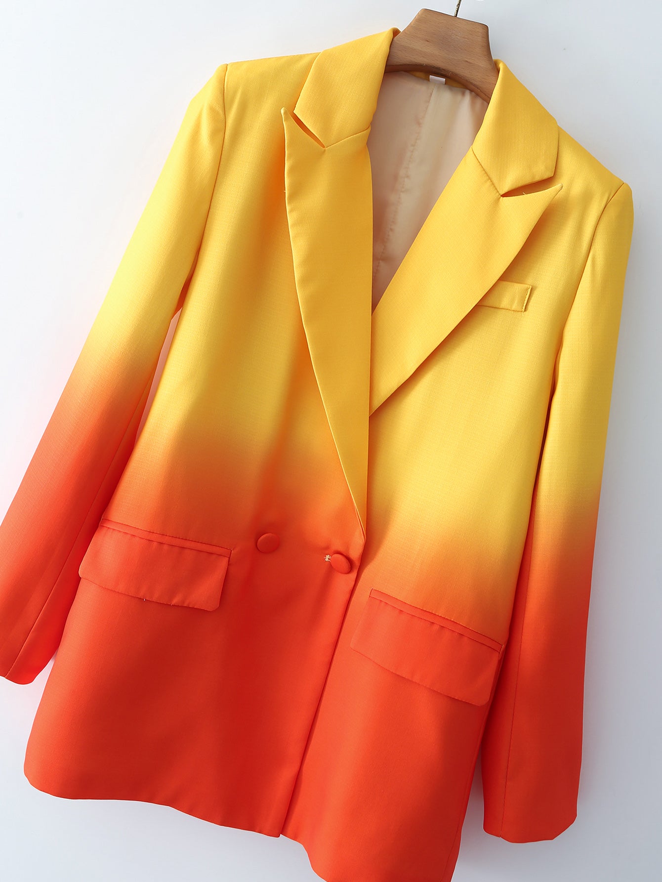 Spring Autumn Tailored Collar Positioning Printing Special Multicolor Elegant Women Clothing Blazer