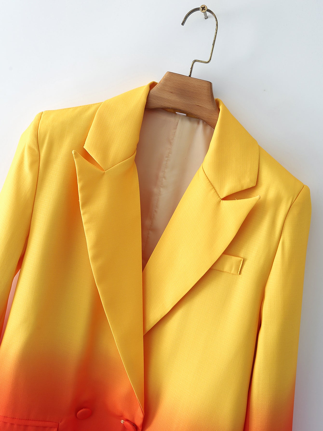 Spring Autumn Tailored Collar Positioning Printing Special Multicolor Elegant Women Clothing Blazer