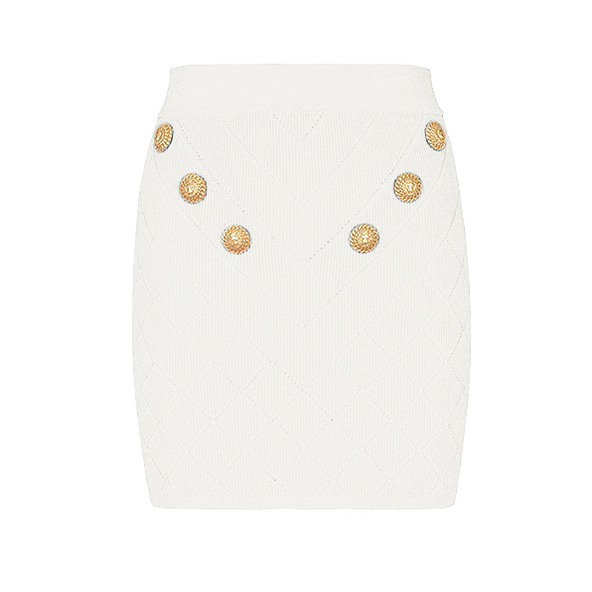 Summer Women Classic Knitted Skirt Simple Internet Celebrity Popular All Matching Woolen Skirt