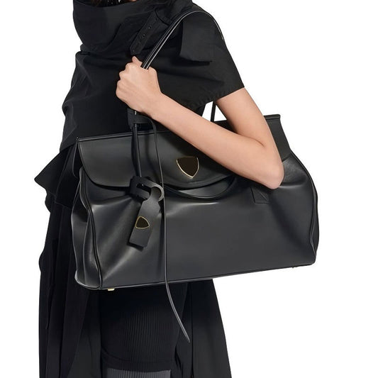 Tote Bag Soft Leather Bag Women Large Capacity High Sense Handbag Office Shoulder Bag