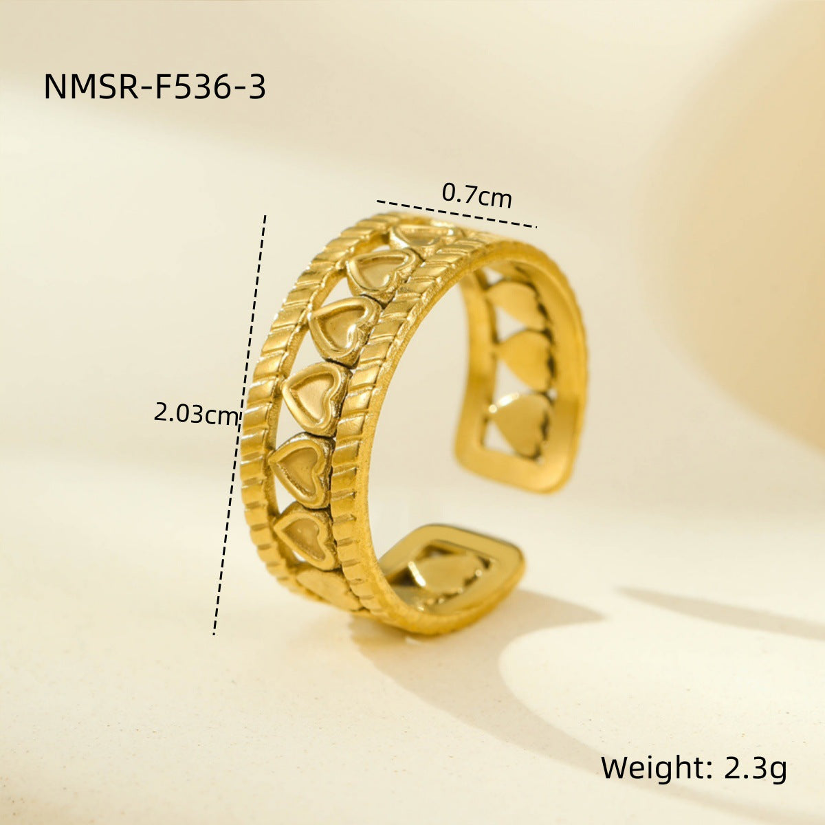 Stainless Steel Open Ring Multi Layer Geometric Abstract Hollow Out Cutout All Match Earrings Accessories l