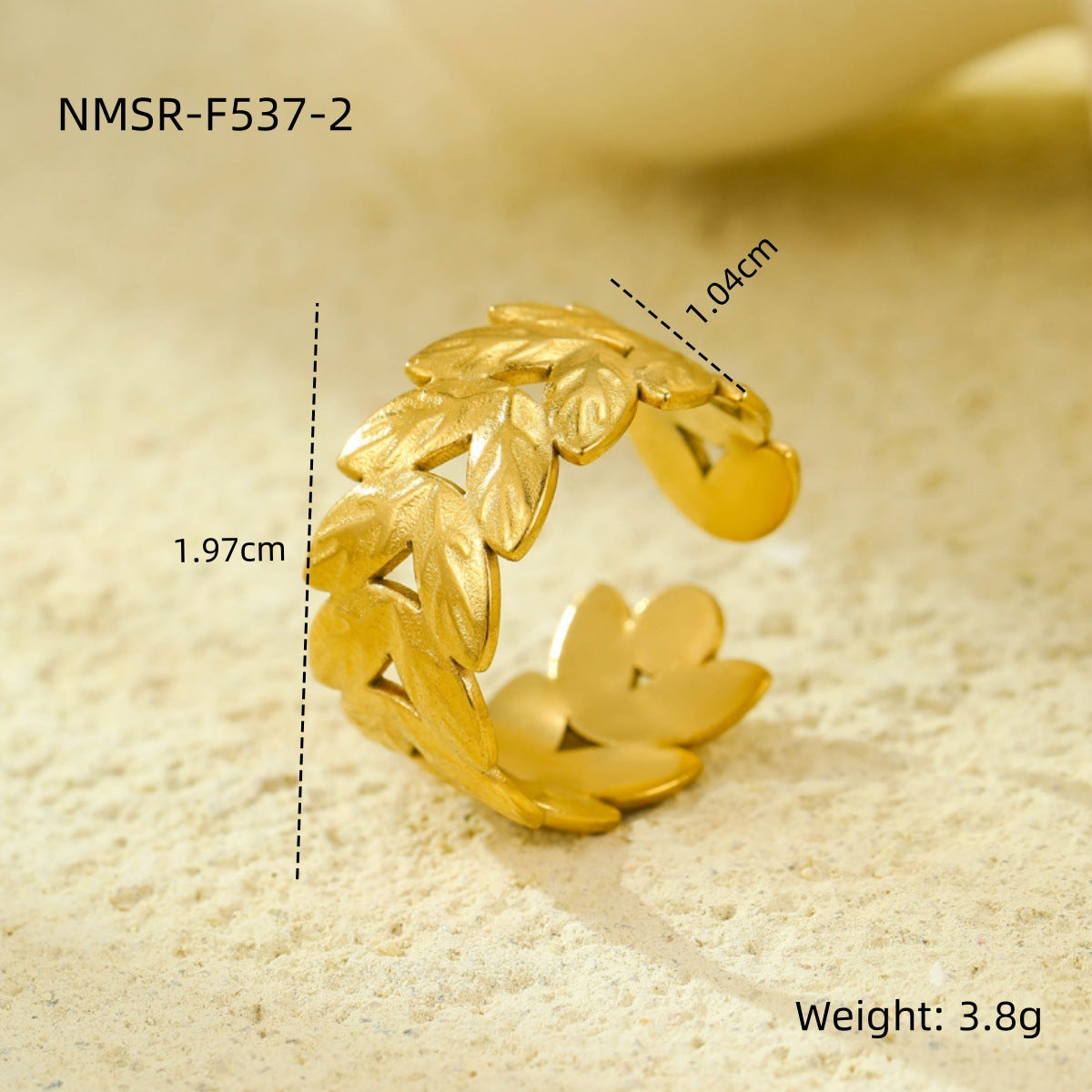 Stainless Steel Open Ring Multi Layer Geometric Abstract Hollow Out Cutout All Match Earrings Accessories l