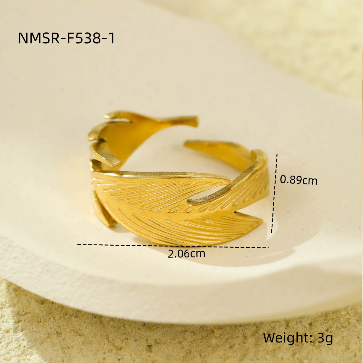 Stainless Steel Open Ring Multi Layer Geometric Abstract Hollow Out Cutout All Match Earrings Accessories l