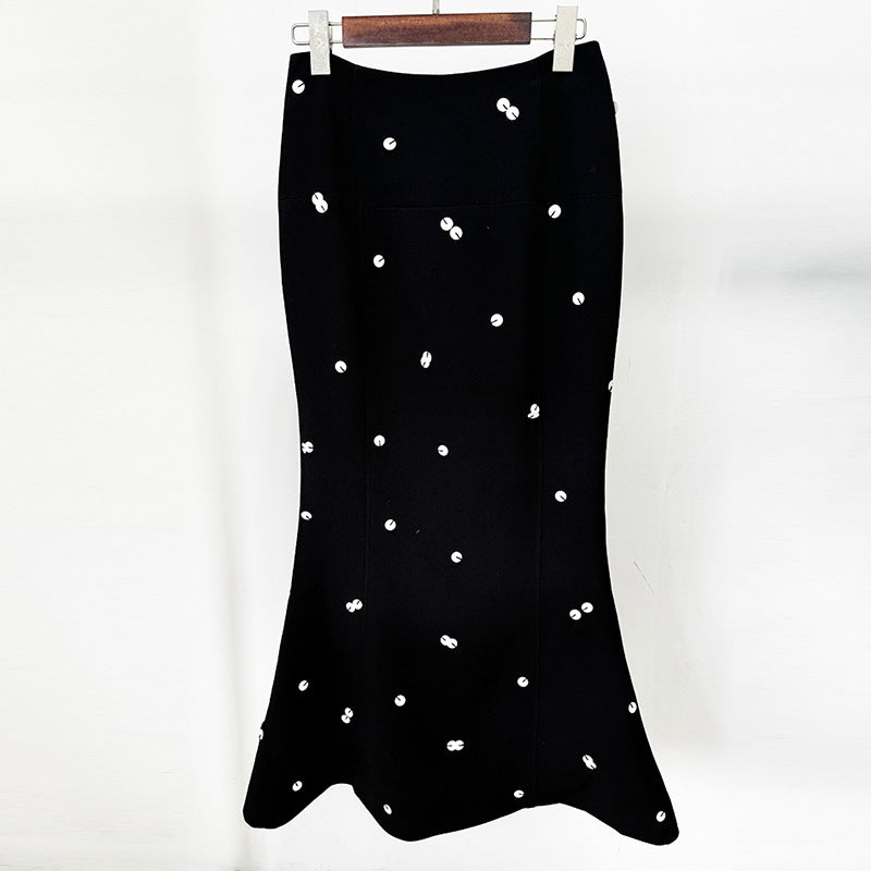 Black overskirt