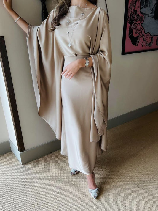 Women Clothing Autumn Winter Loose Sexy Push up High Waist Robe Dress