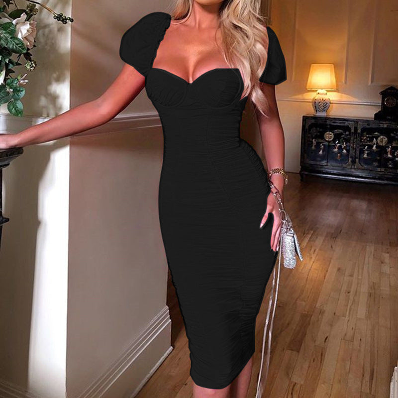 Women Clothes Sexy Queen Temptation Folds Tight
