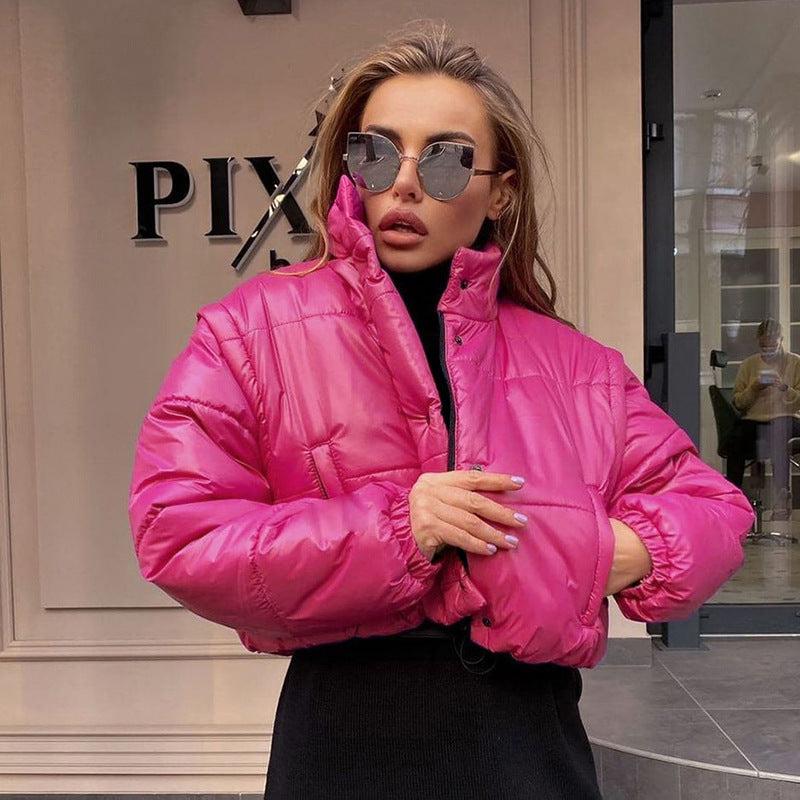 Casual Long Sleeved Vest Coat Cotton Women Clothing Summer Cotton Padded Coat Women