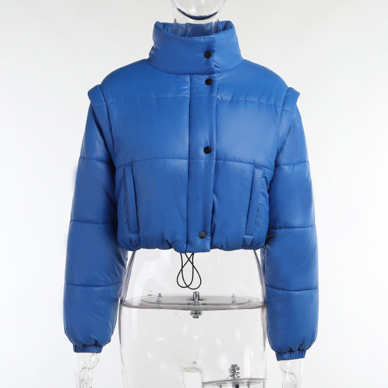 Casual Long Sleeved Vest Coat Cotton Women Clothing Summer Cotton Padded Coat Women